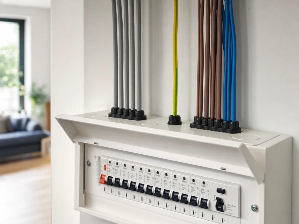 Make-Safe: Consumer-Unit Cable Entry (grommets, blanks, glands)